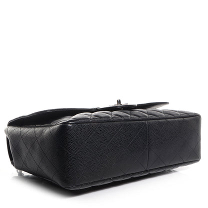 Chanel Caviar Jumbo Single Flap Black 4 of 8