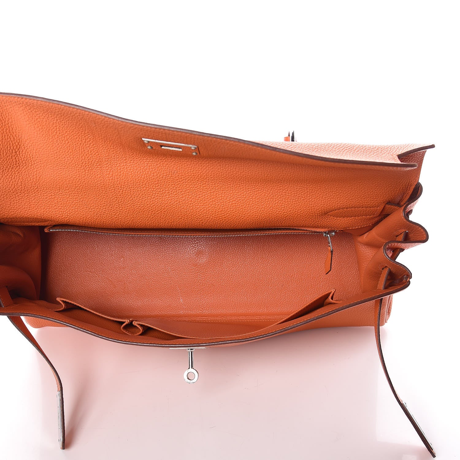 Hermes Togo Shoulder Kelly 40 Orange 6 of 24