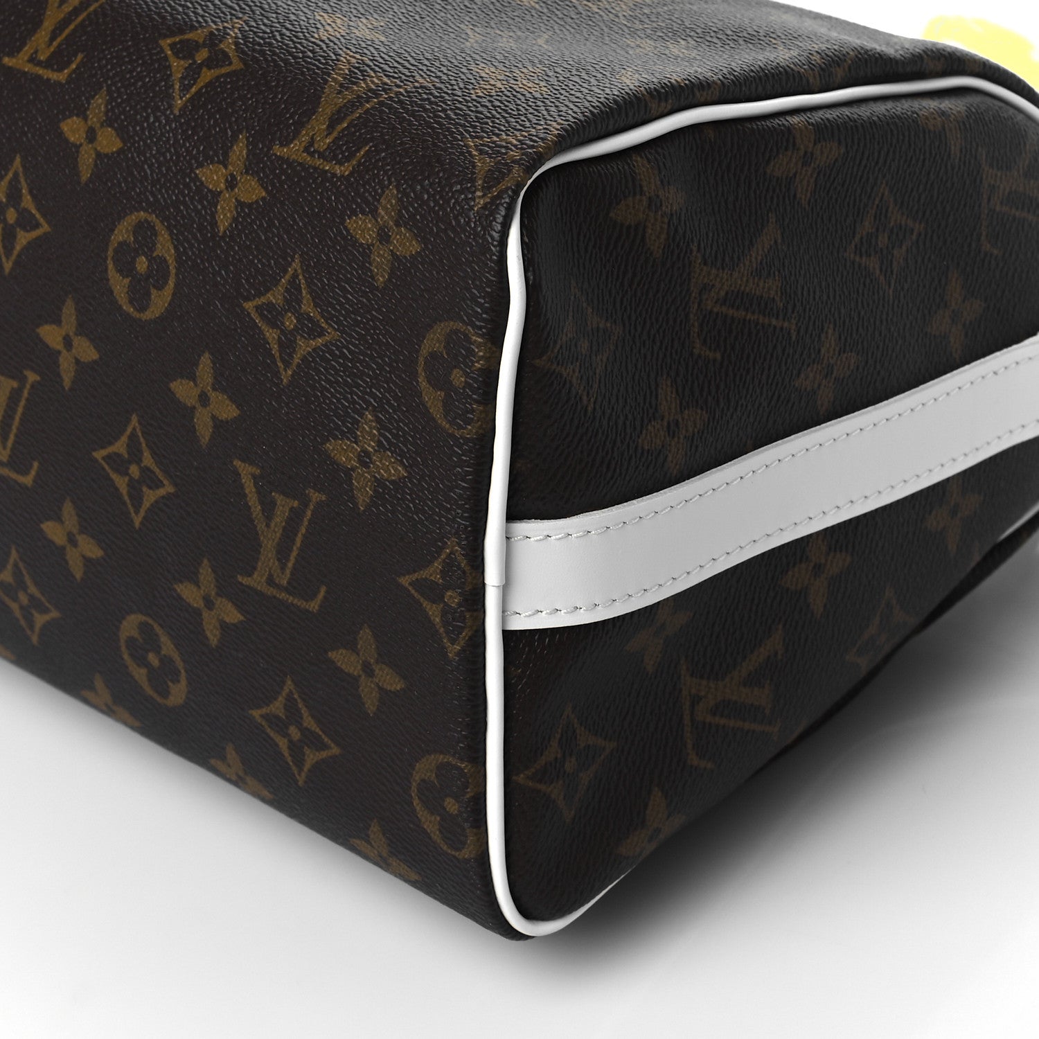 Louis Vuitton Monogram LV Match Speedy Bandouliere 25 White 9 of 10