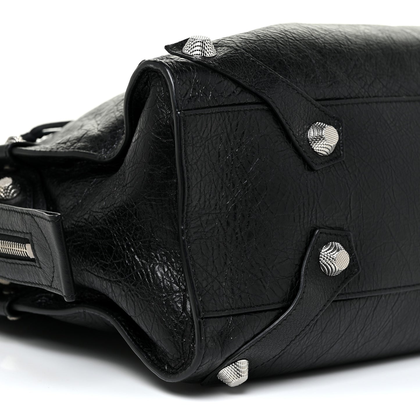 Agneau Giant 12 Silver Hardware Mute City Black
