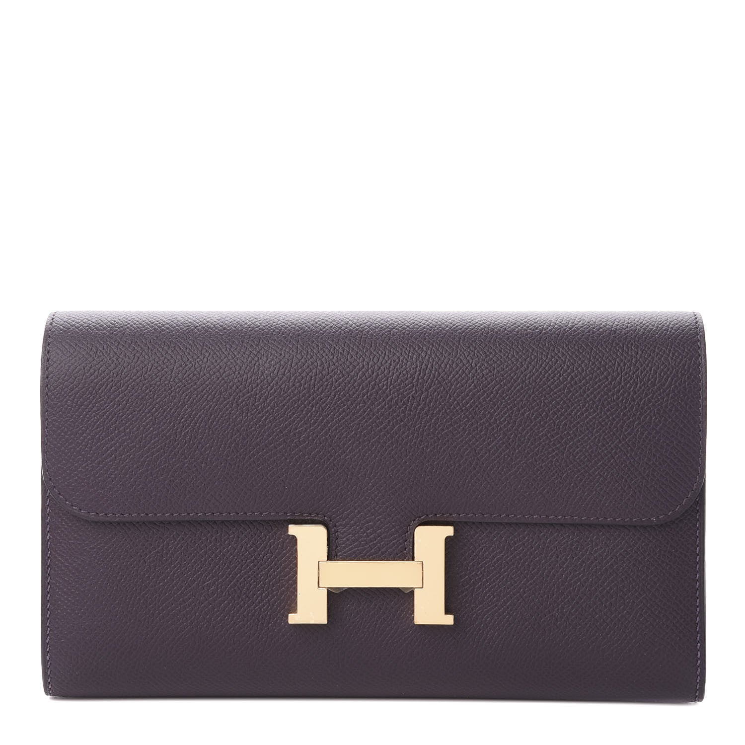 Hermes Epsom Constance Long Wallet Raisin 1 of 8