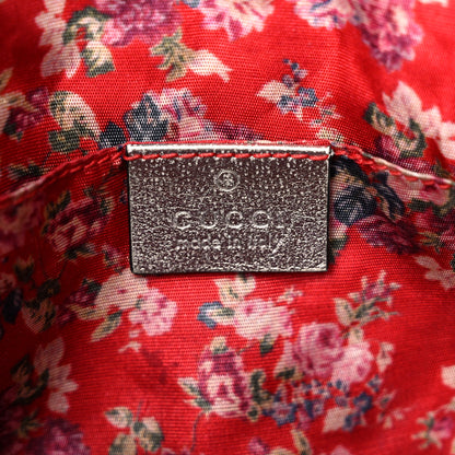 Gucci Laminated Nappa Web Trapuntata Small GG Shoulder Bag Argento 6 of 16