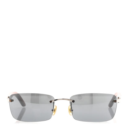 Cartier Metal Wood Tiger Bubinga Sunglasses 2 of 7