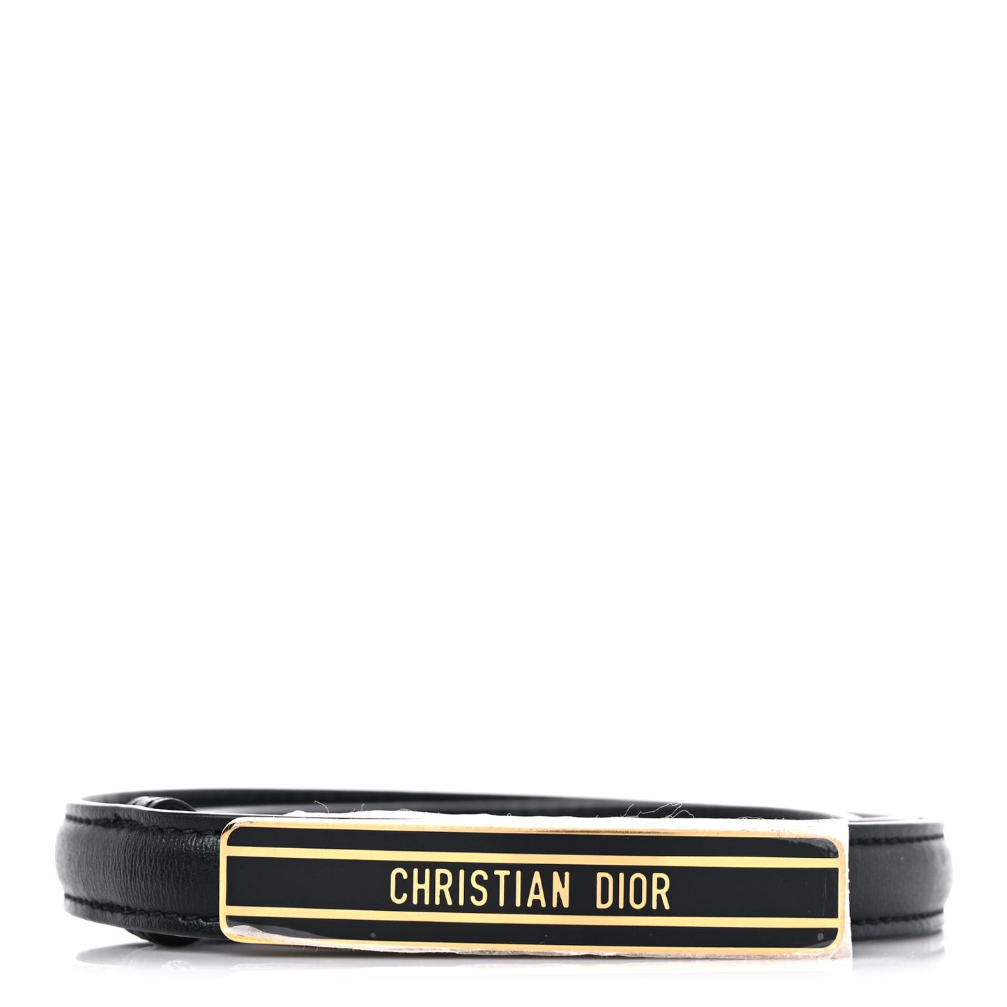 Calfskin CD Belt 85 Black