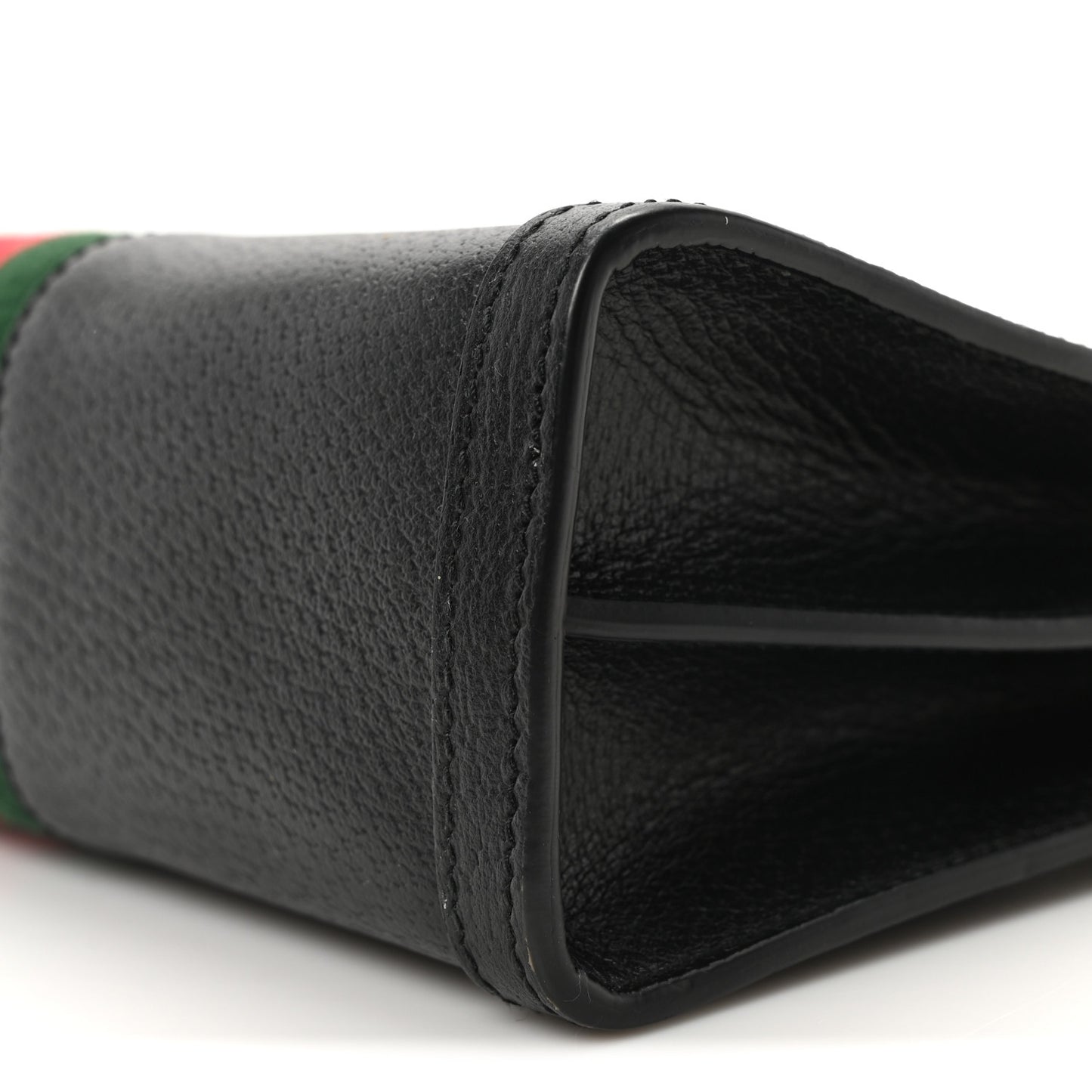 Calfskin GG Web Small Ophidia Chain Shoulder Bag Black