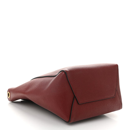 Celine Soft Grained Calfskin Sangle Bucket Bag Light Burgundy 4 of 9