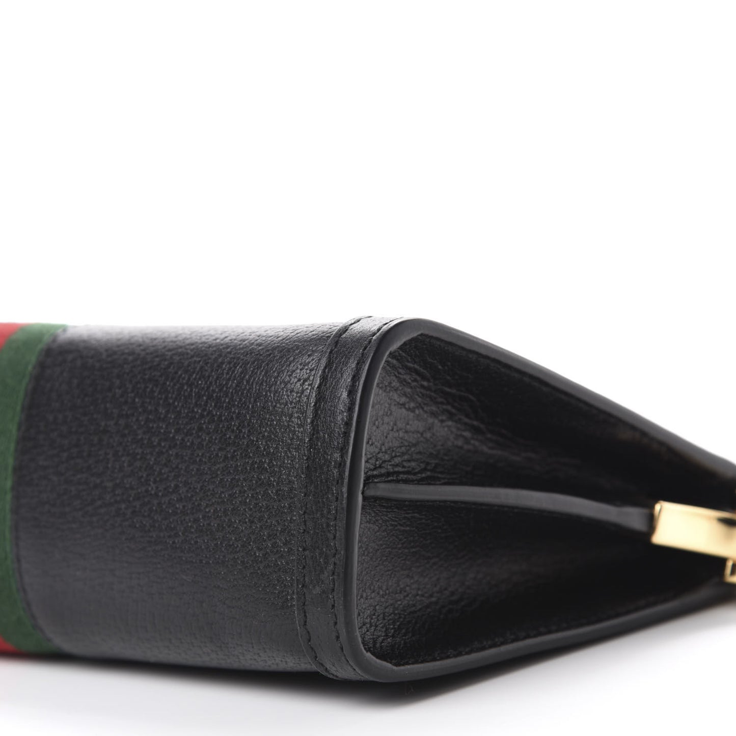 Calfskin GG Web Small Ophidia Chain Shoulder Bag Black