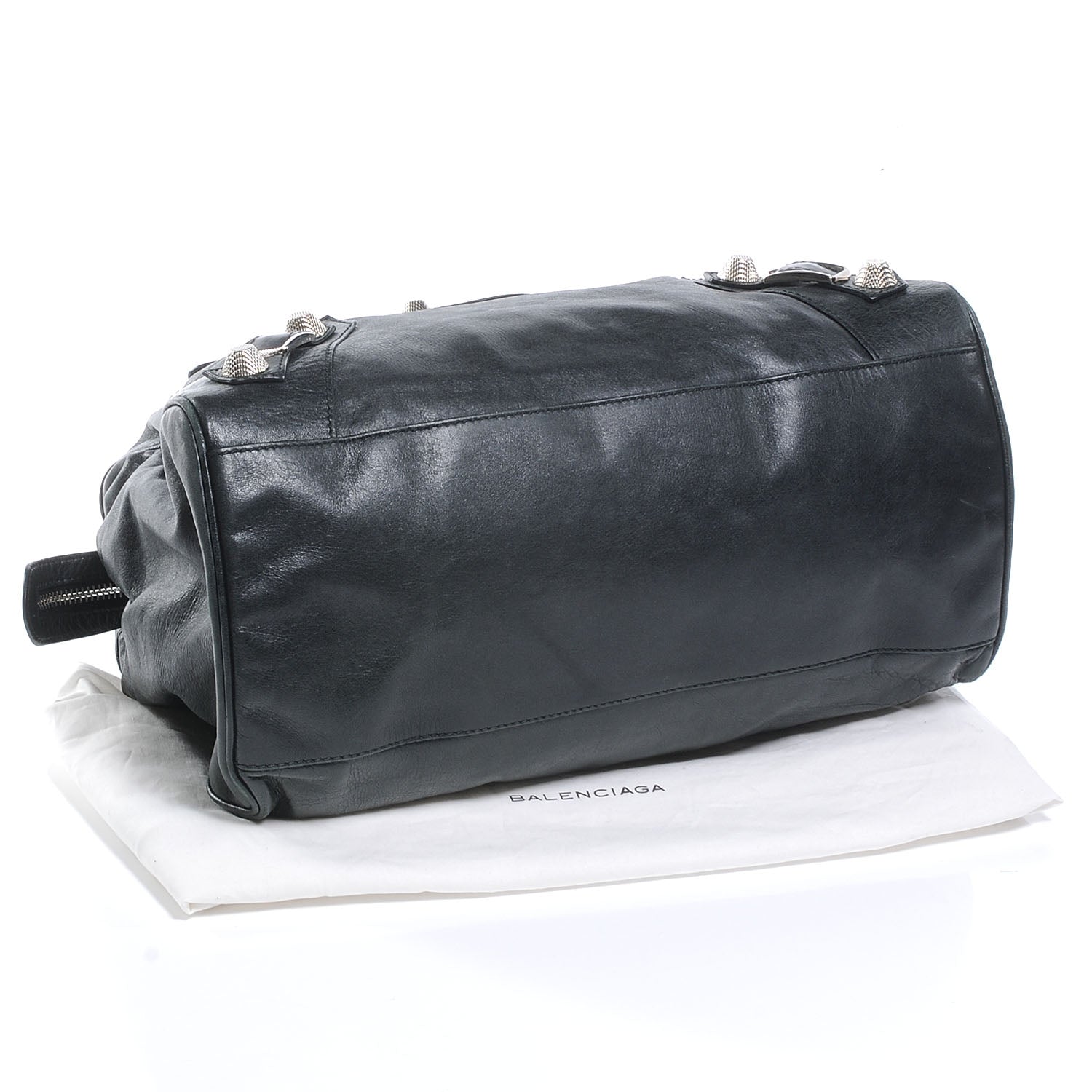 Balenciaga Agneau Giant 21 Silver Hardware Mid Day Black 4 of 7