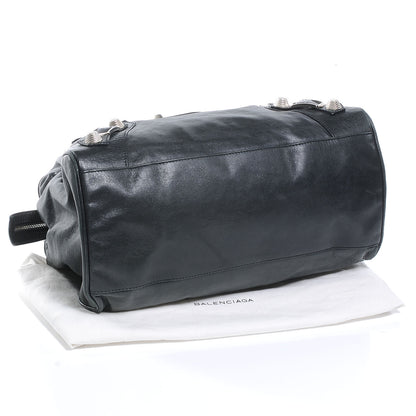 Balenciaga Agneau Giant 21 Silver Hardware Mid Day Black 4 of 7