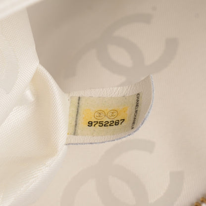 Chanel Caviar Resin CC Zip Clutch White 6 of 7