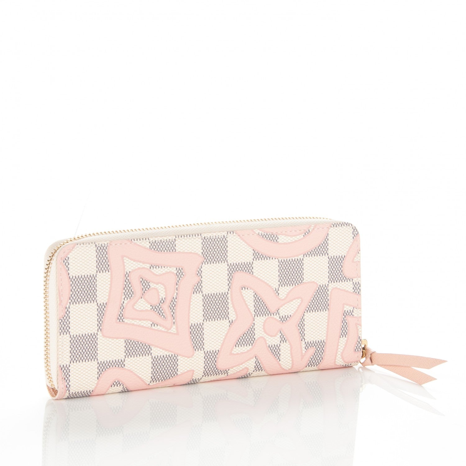 Louis Vuitton Damier Azur Tahitienne Clemence Wallet 3 of 7
