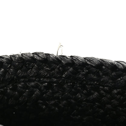 Saint Laurent Raffia Medium Panier Bag Black 9 of 9