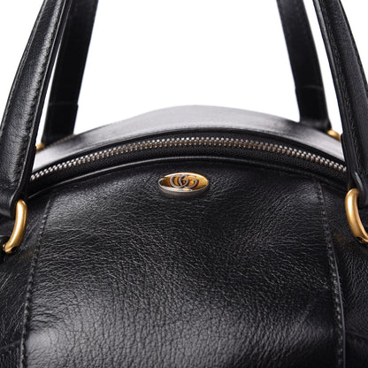 Gucci Piuma Lux Energy Large Tifosa Basketball Shaped Shoulder Bag Black 11 of 12