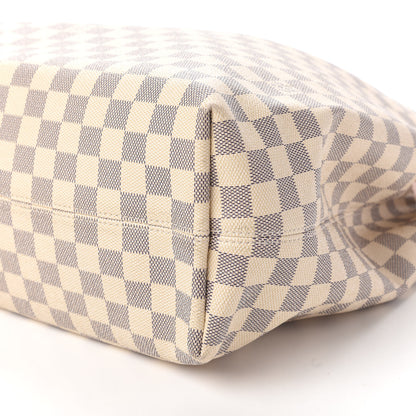 Louis Vuitton Damier Azur Graceful MM Rose Ballerine 7 of 10