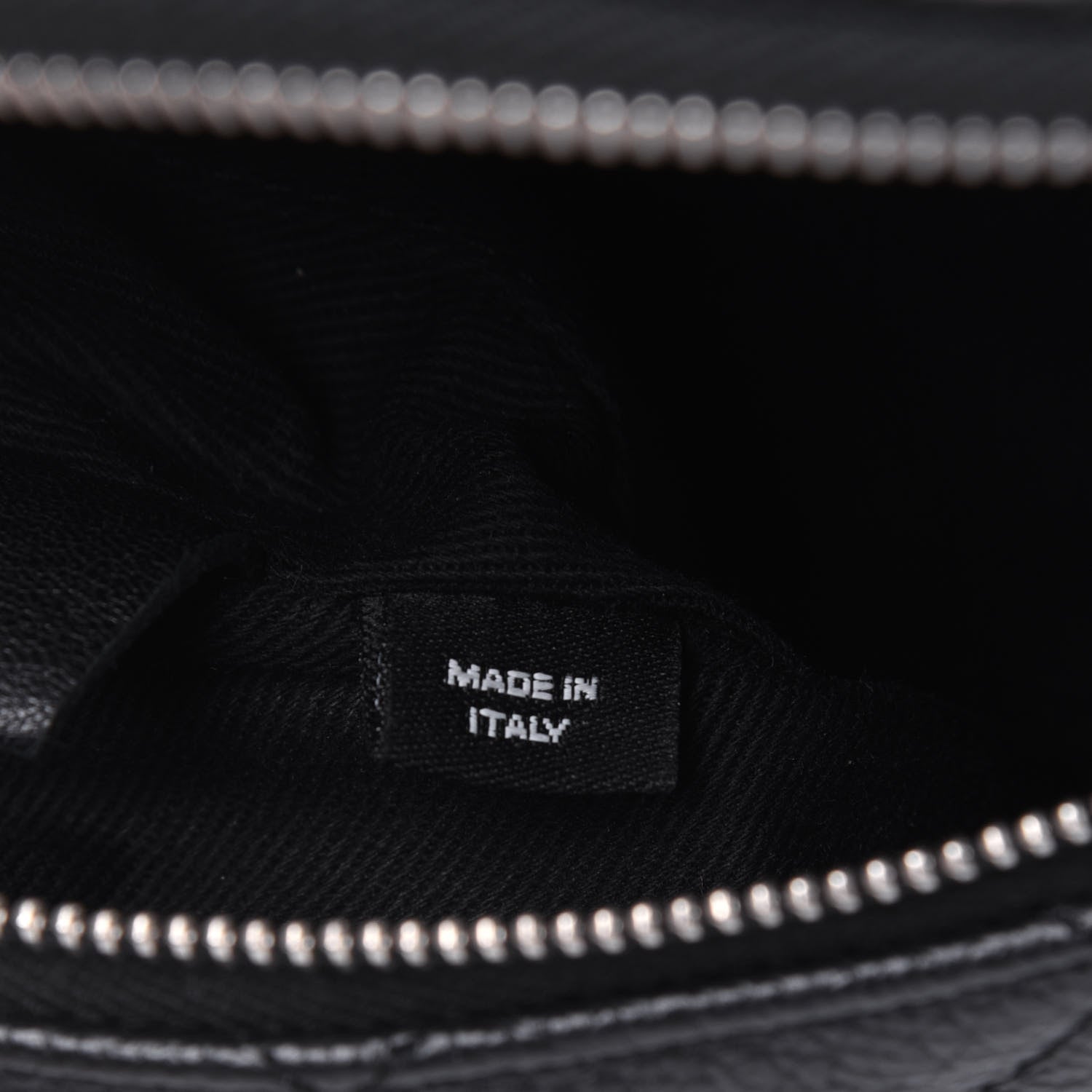 Chanel Grained Calfskin Quilted Waist Belt Bag Black 7 of 11