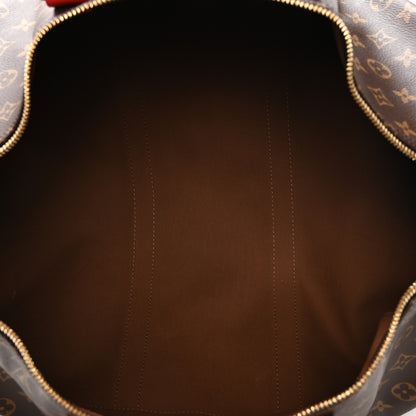 Louis Vuitton Calfskin Monogram Keepall Bandouliere 50 Coquelicot 4 of 8