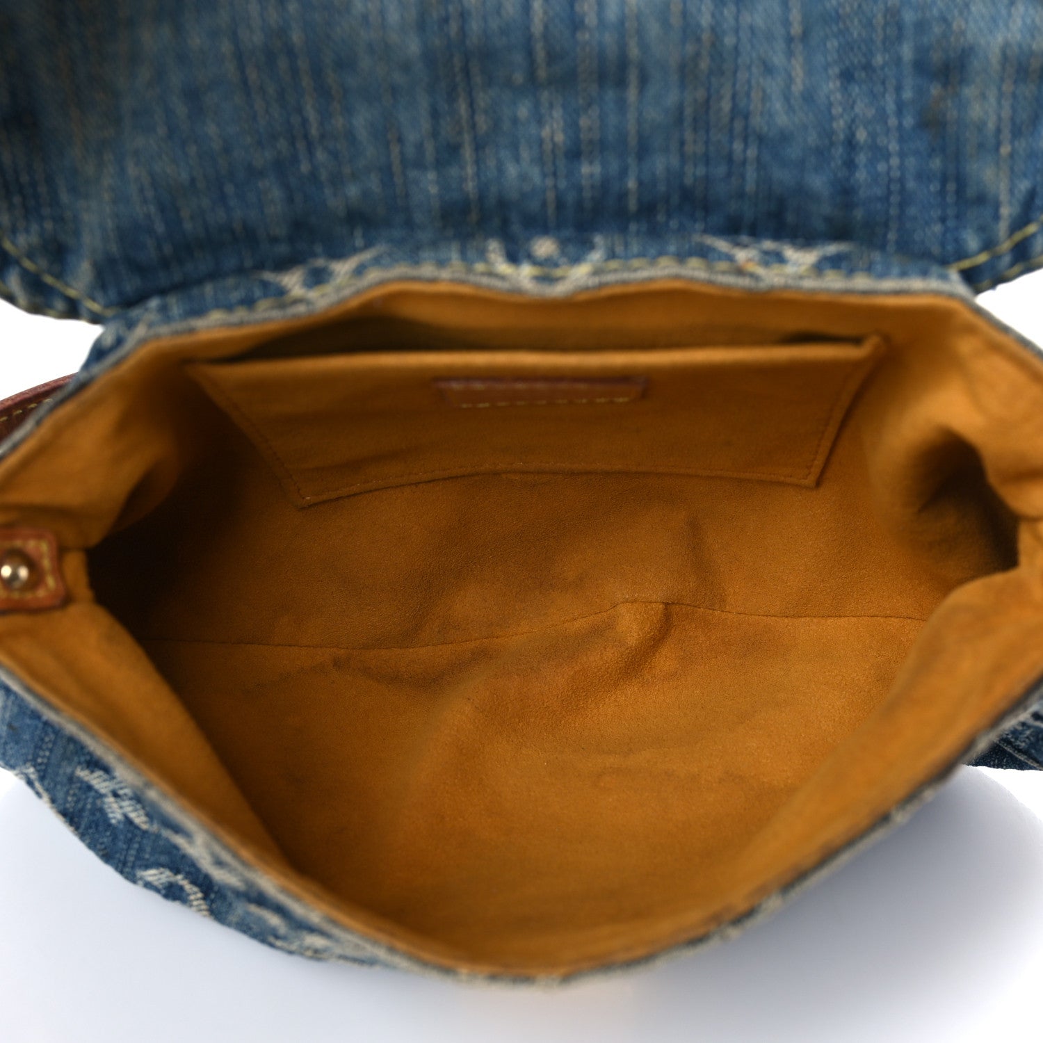 Louis Vuitton Monogram Denim Mini Pleaty Blue 5 of 8