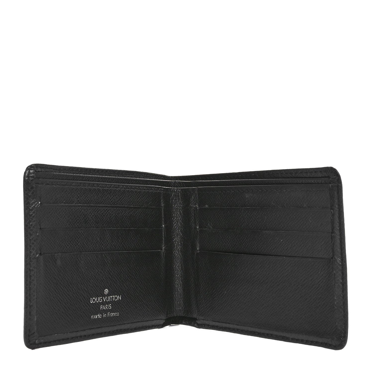 Louis Vuitton Taiga Slender Wallet Black 5 of 7