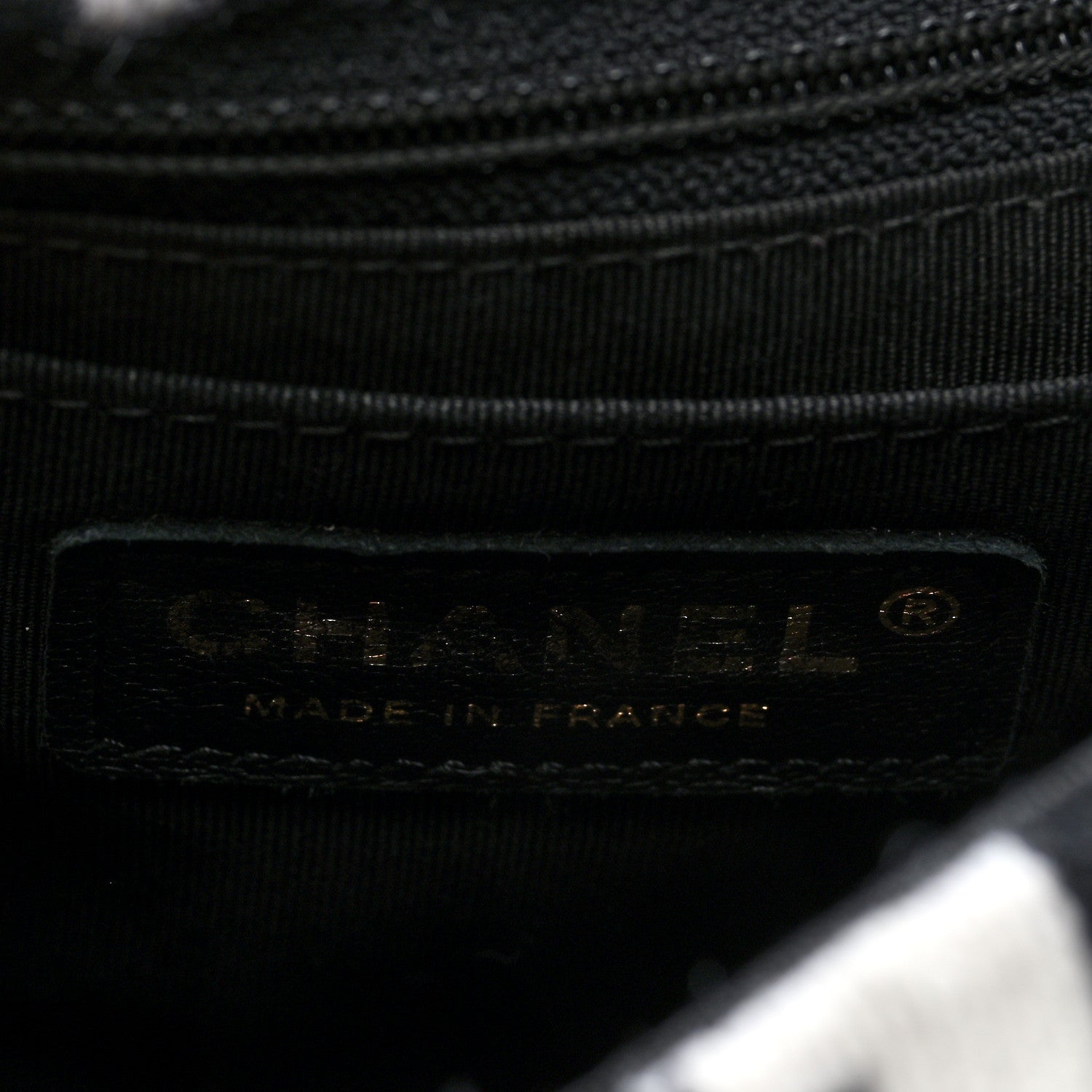 Chanel Cashmere Knit Coco Neige Flap Black White 6 of 10