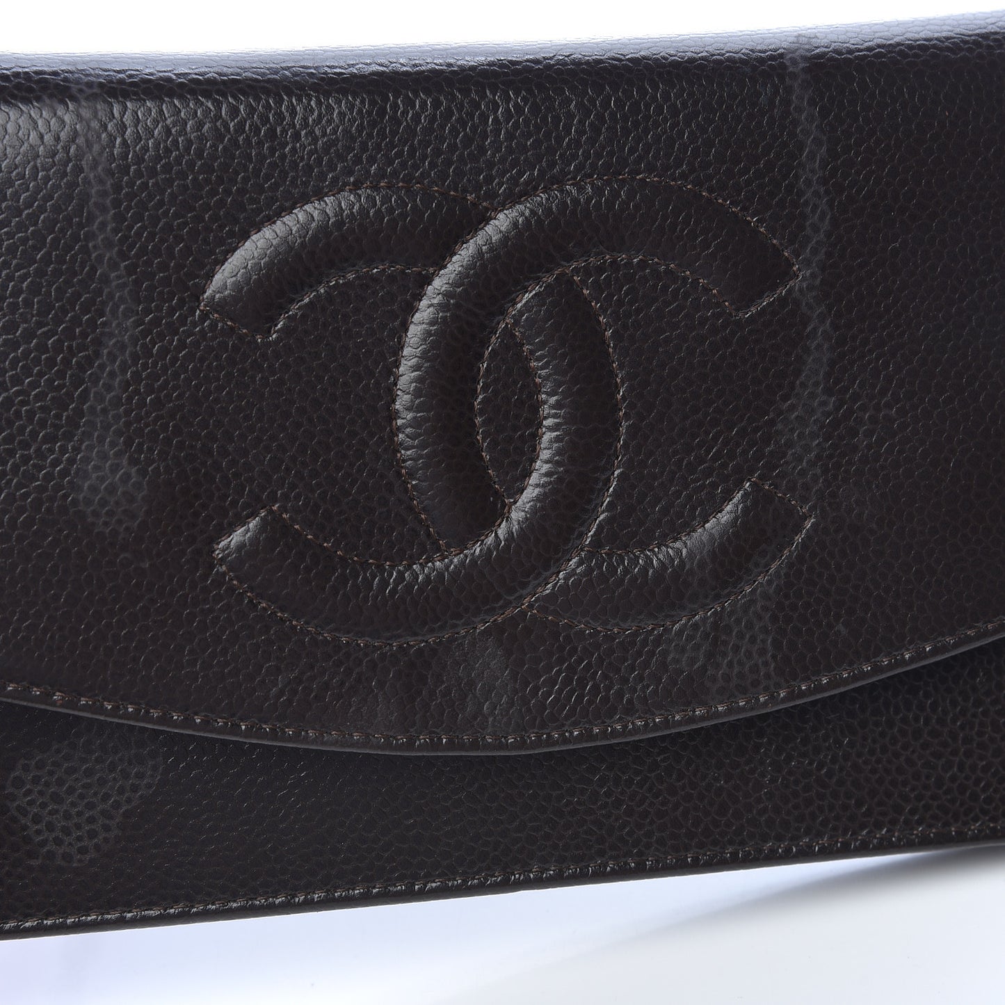 Caviar Timeless CC Wallet On Chain WOC Dark Brown