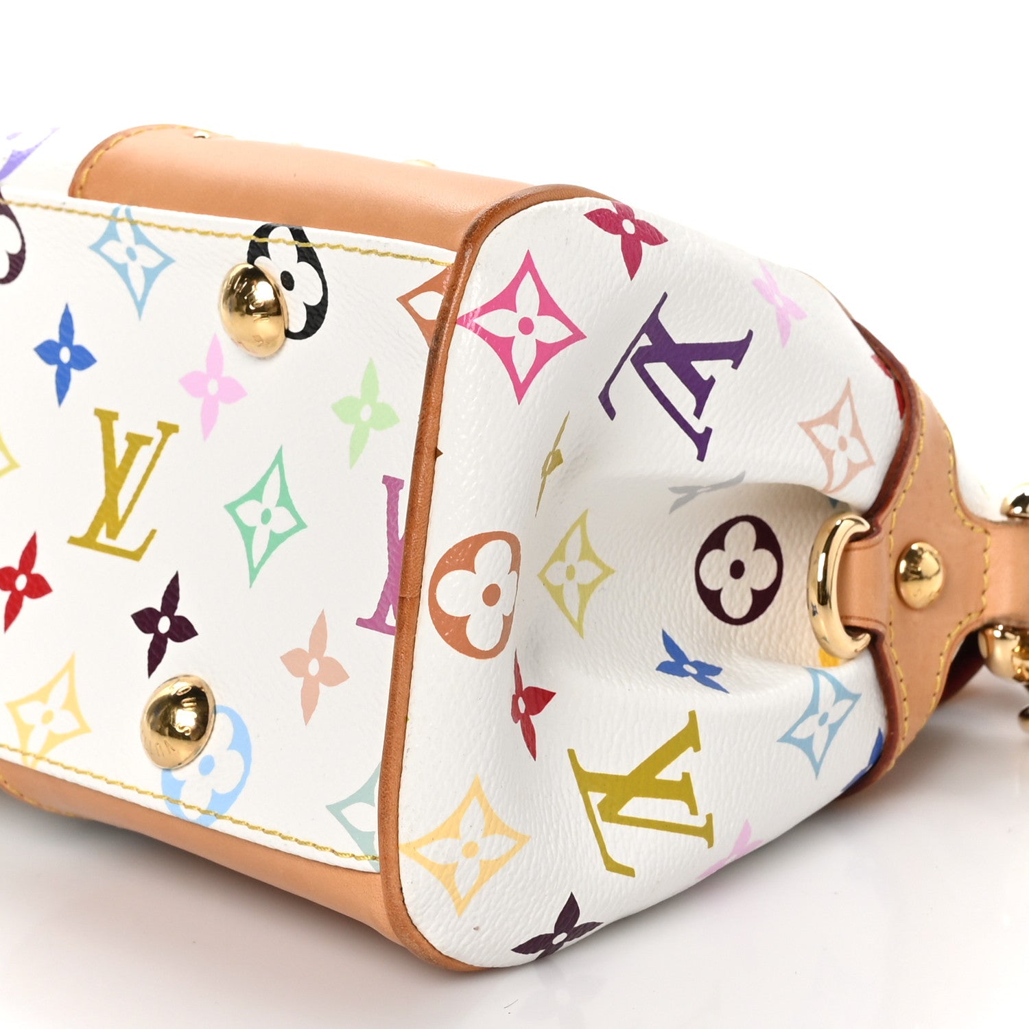 Louis Vuitton Monogram Multicolor Beverly MM White 9 of 11