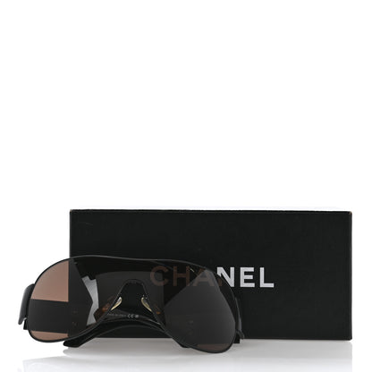 Chanel CC Sunglasses 4154 Brown Black 7 of 7
