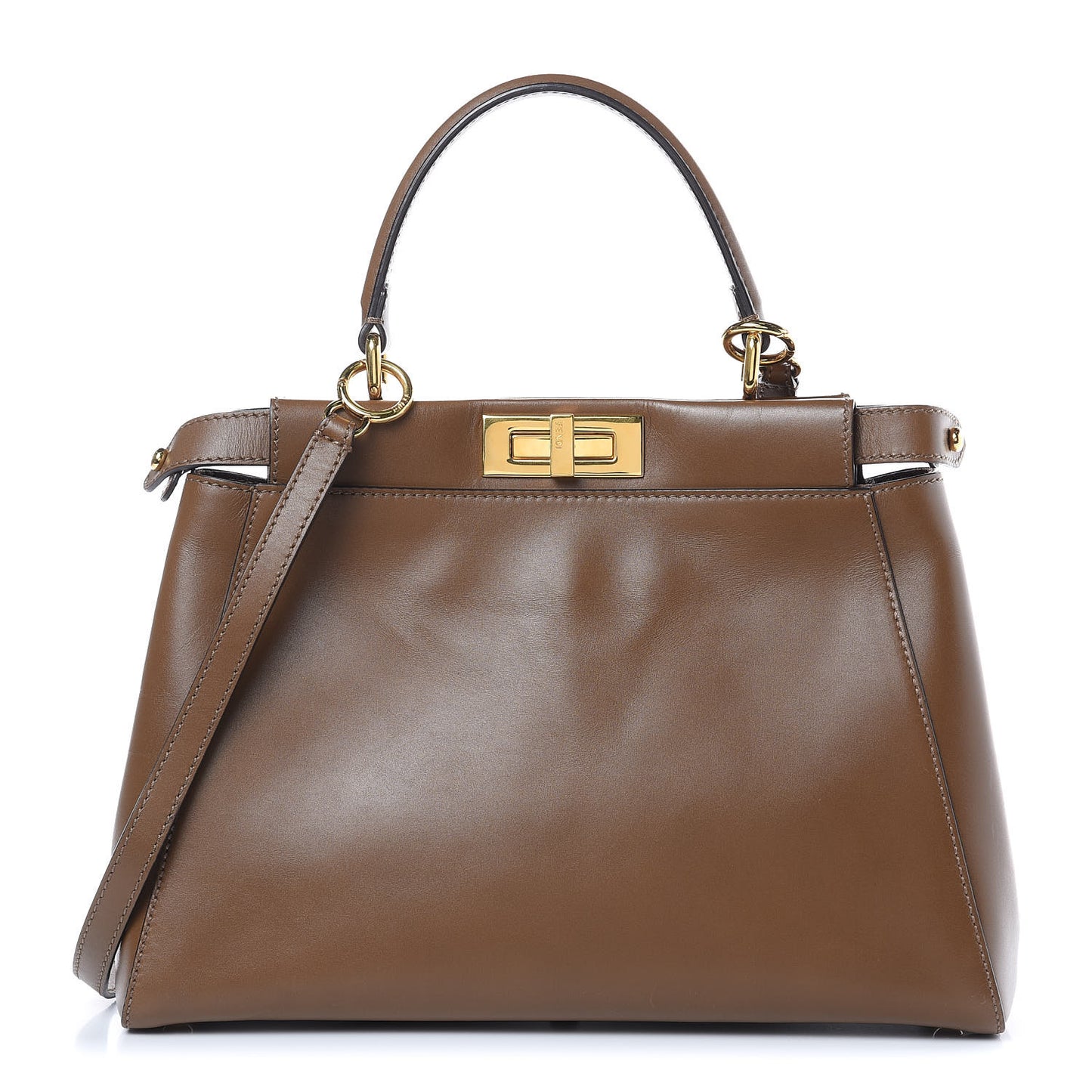 Vitello Morgan Fabric Jacquard Pequin Medium Peekaboo Iconic Satchel Foresta Tobacco Black