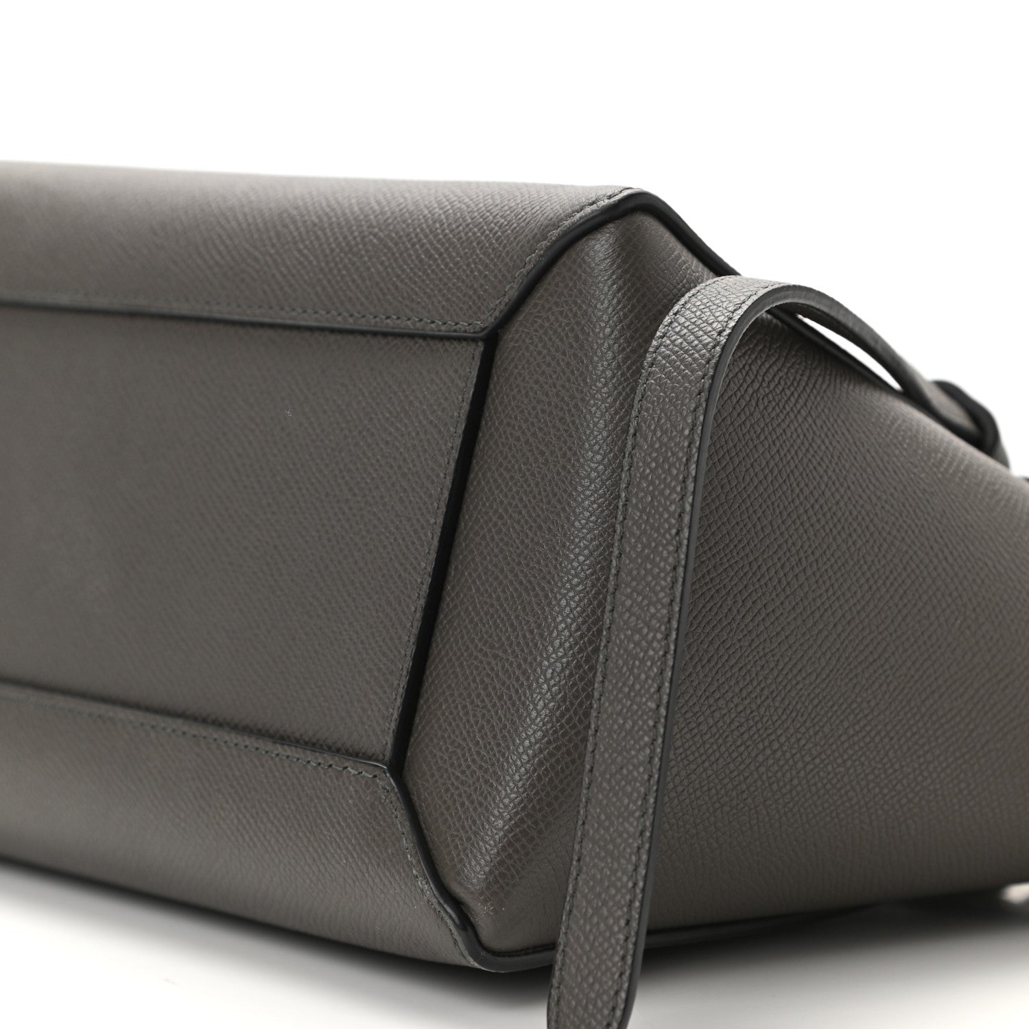 Celine Grained Calfskin Micro Belt Bag Grey 10 of 10