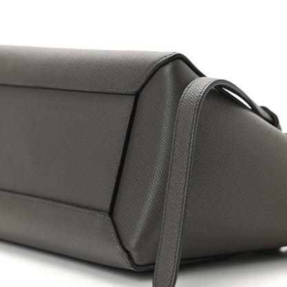 Celine Grained Calfskin Micro Belt Bag Grey 10 of 10