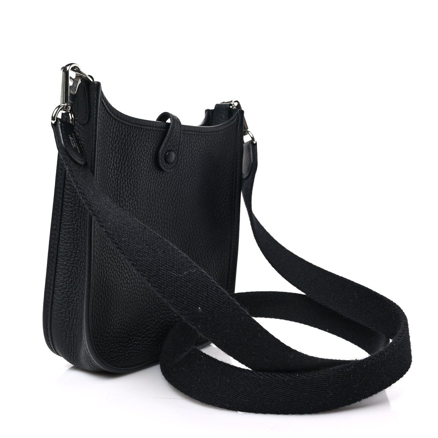 Hermes Taurillon Clemence Evelyne TPM Black 4 of 15