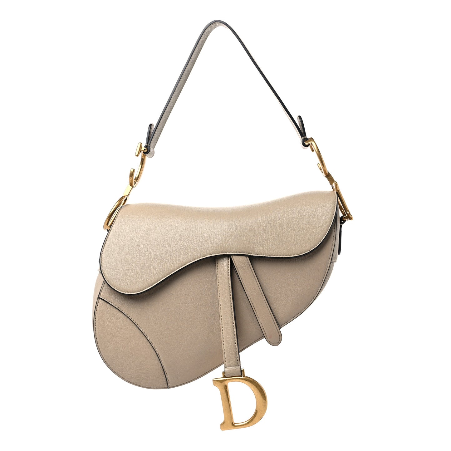 Shiny Goatskin Saddle Bag Corda