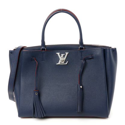 Louis Vuitton Calfskin Lockmeto Marine Rouge 1 of 12