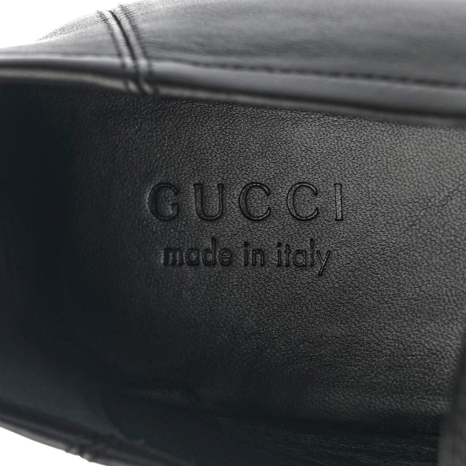 Gucci Lambskin Mens Brixton Horsebit Loafers 11.5 Black 8 of 11