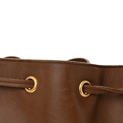 Saint Laurent Calfskin Large Emmanuelle Bucket Bag Cognac 18 of 18