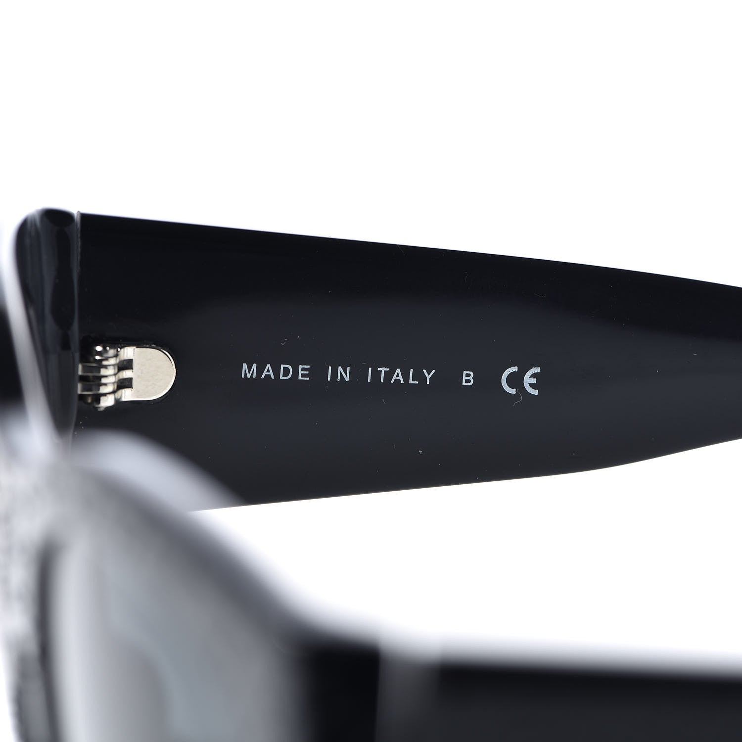 Chanel Acetate Strass Rectangle Sunglasses 5421B Black 6 of 7