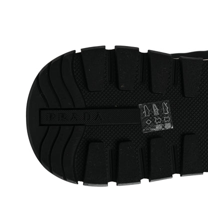 Prada Nylon Gabardine Logo Mens Sneakers 8 Black 6 of 7