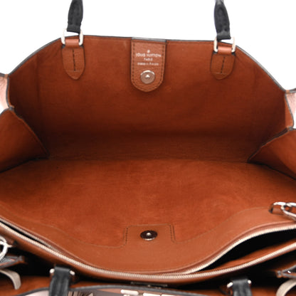 Louis Vuitton Calfskin Lockmeto Caramel Creme Black 6 of 20
