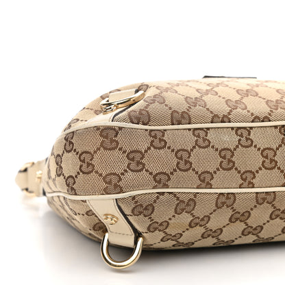 Gucci Monogram Medium Abbey D Ring Hobo Off White 12 of 16