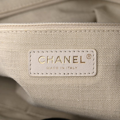 Chanel Mixed Fibers Small Deauville Tote Navy 7 of 11