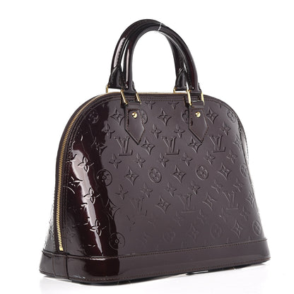 Louis Vuitton Vernis Alma PM Amarante 3 of 12