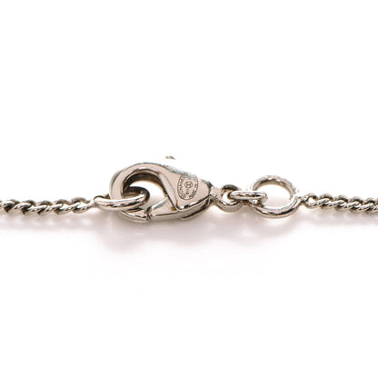 Chanel Crystal Timeless CC Necklace Silver 4 of 4