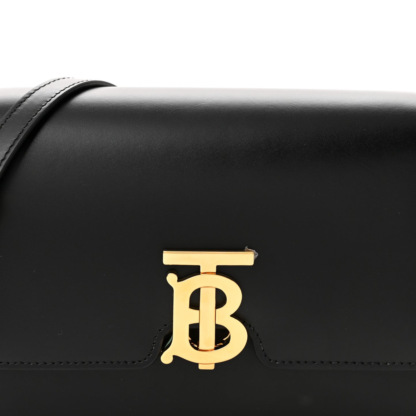 Calfskin Medium TB Bag Black
