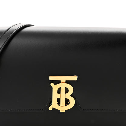 Burberry Calfskin Medium TB Bag Black 8 of 10