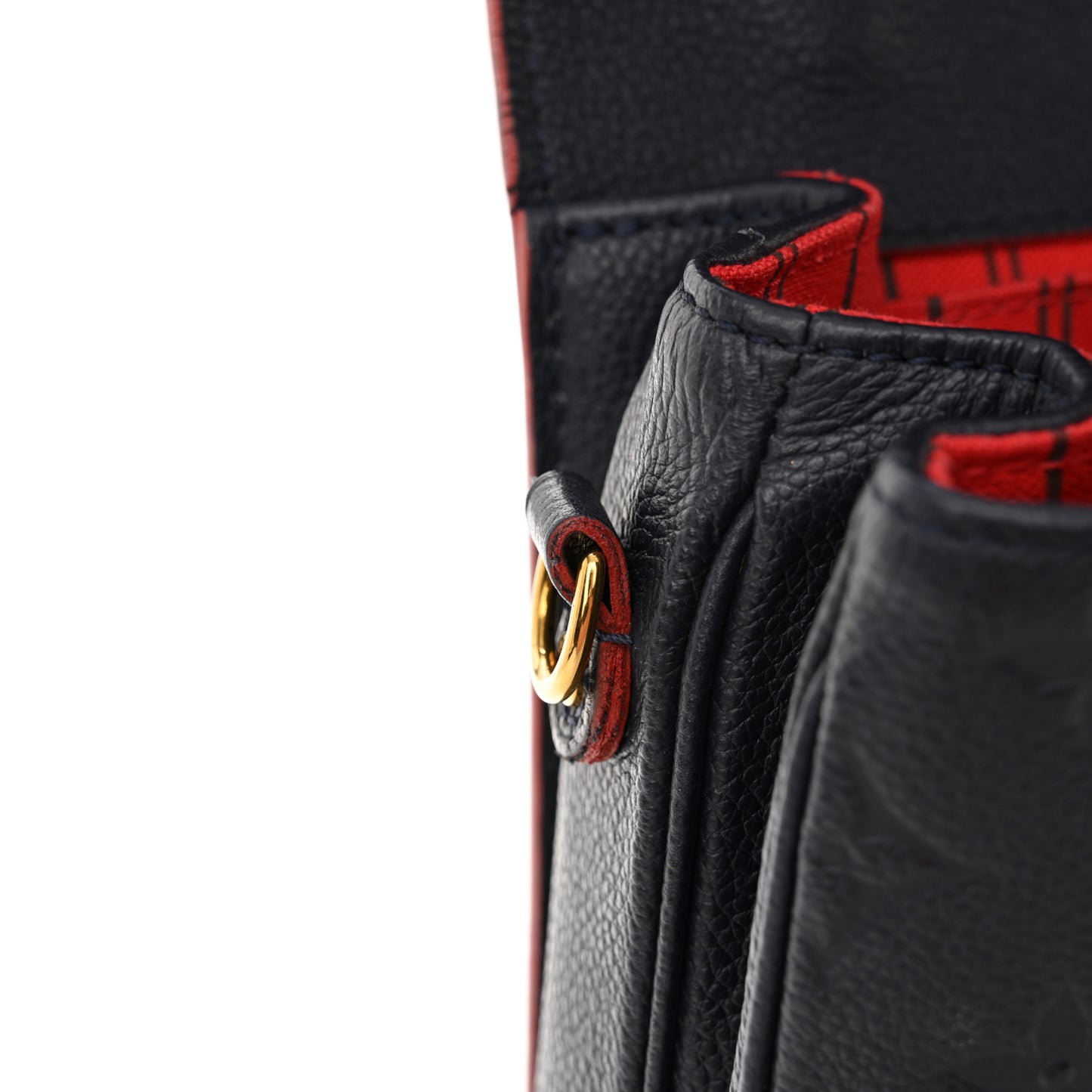 Empreinte Pochette Metis Marine Rouge