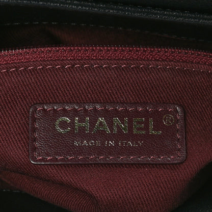 Chanel Shiny Calfskin Goatskin Quilted Medium Coco Curve Messenger Flap Black 6 of 14