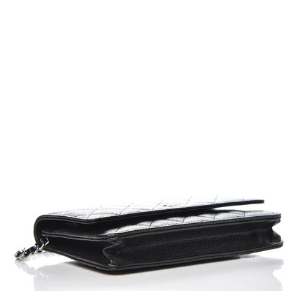 Chanel Caviar Quilted Wallet On Chain WOC Black 4 of 8