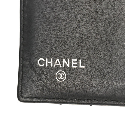 Chanel Patent Quilted Compact French Flap Wallet Black 6 of 10