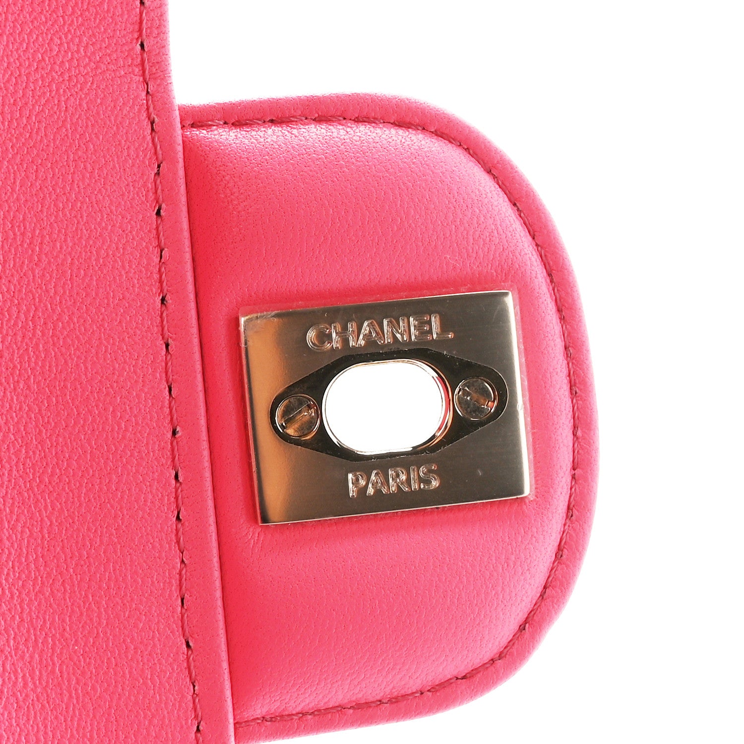 Chanel Lambskin Quilted CC In Love Heart Bag Pink 7 of 12