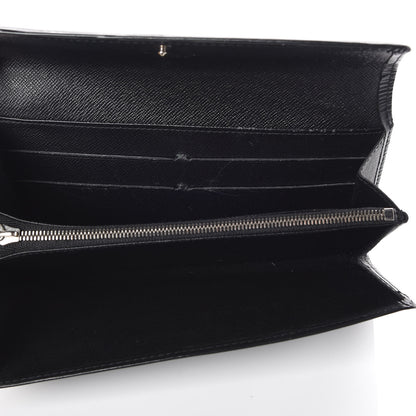 Louis Vuitton Epi Sarah Wallet Black 5 of 8