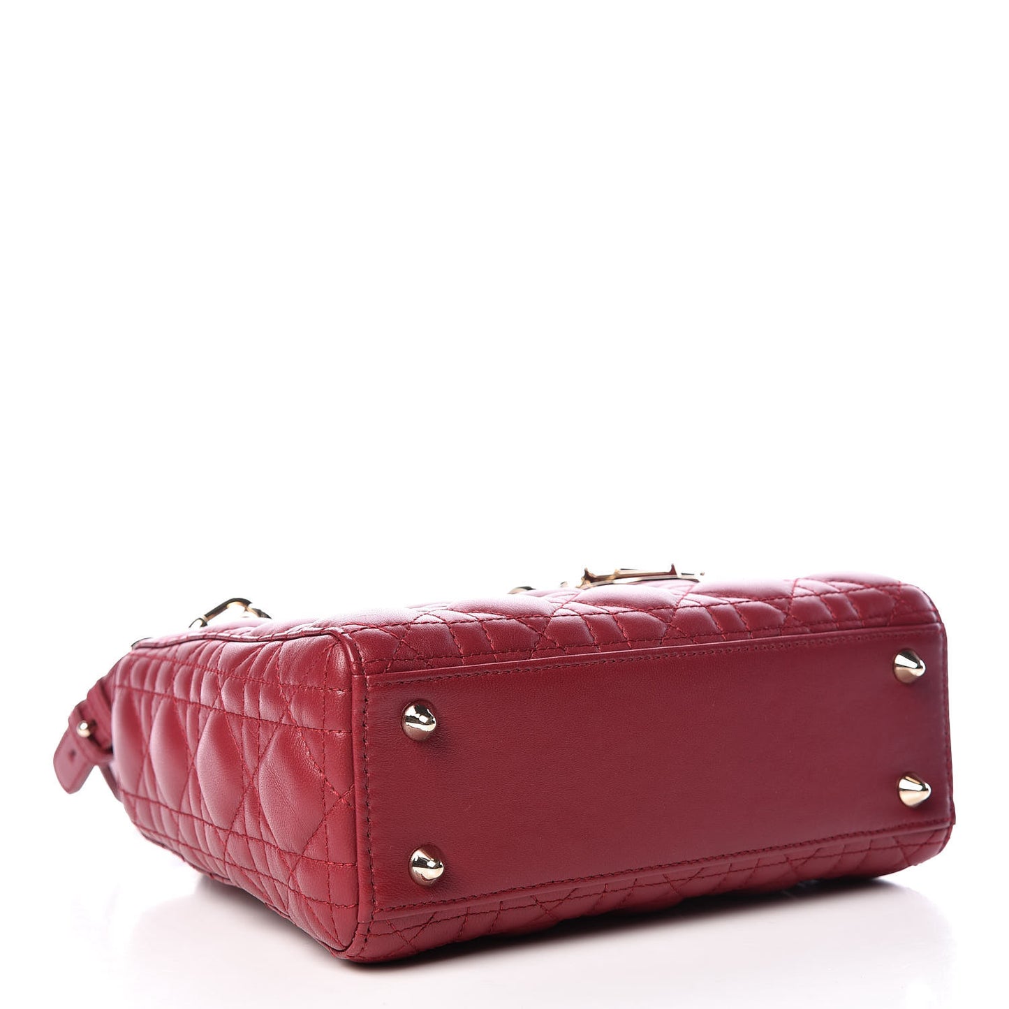 Lambskin Cannage Small My Lady Dior Red